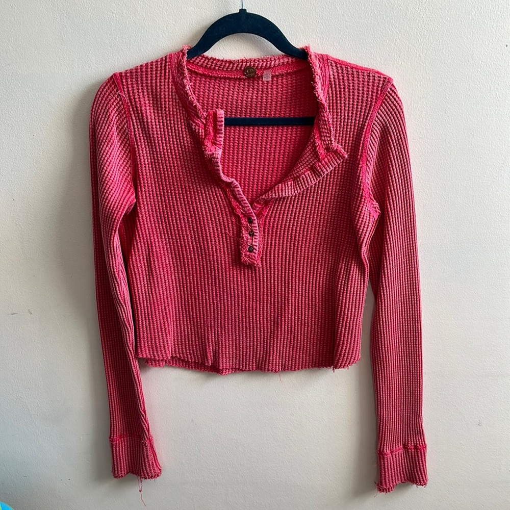 Free people long sleeve shirt